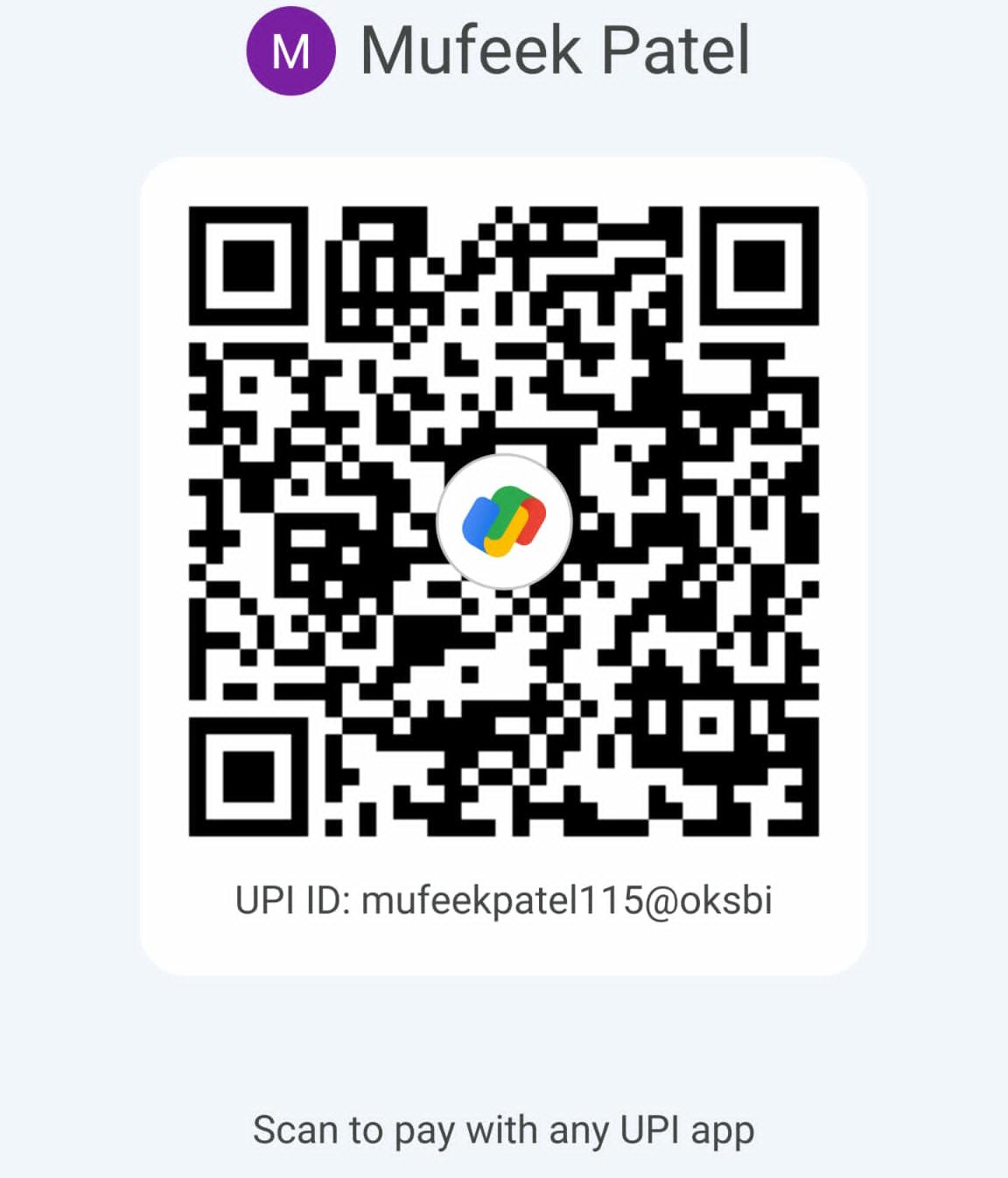 Scan to Pay via UPI (Google Pay, PhonePe, Paytm)